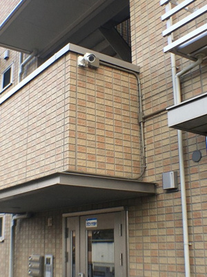 【エントランス】 | グラン ボヌール | 防犯カメラが付いています（エントランス・駐車場）