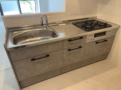 【キッチン】 | ドゥエルＮＫ | グリル付ガス３口システムキッチン