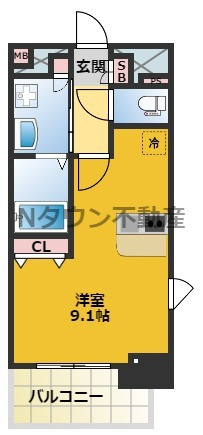 【間取り】 | プレサンス名古屋STATIONビーフレックス | 間取りです。