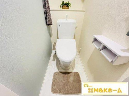 知多市八幡字堀切　全3棟　3号棟のトイレ|トイレ　温水洗浄便座付きです♪