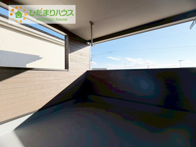 郡山市日和田　第23　2号棟のバルコニー|陽当り良好のバルコニー!(^^)!