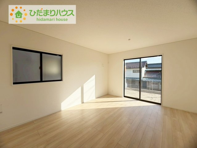 郡山市日和田　第23　2号棟の居間・リビング|早くお仕事終わらせて、家に帰りたくなるようなリビングです(^^♪