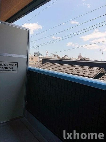 ベリッシモ春日のバルコニー
