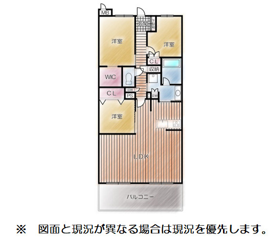 レーベン富士青葉通りプレジデンスタワー　富士市青島町の間取り|間取りです。