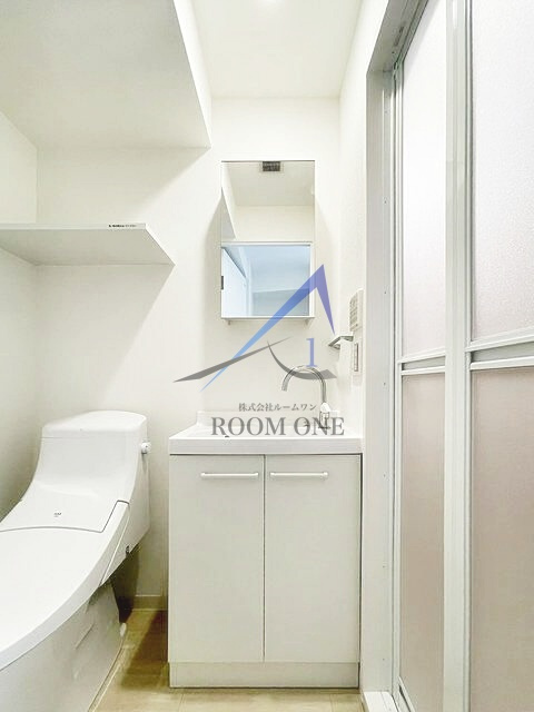 フロレゾン代々木の洗面所|洗面台です。