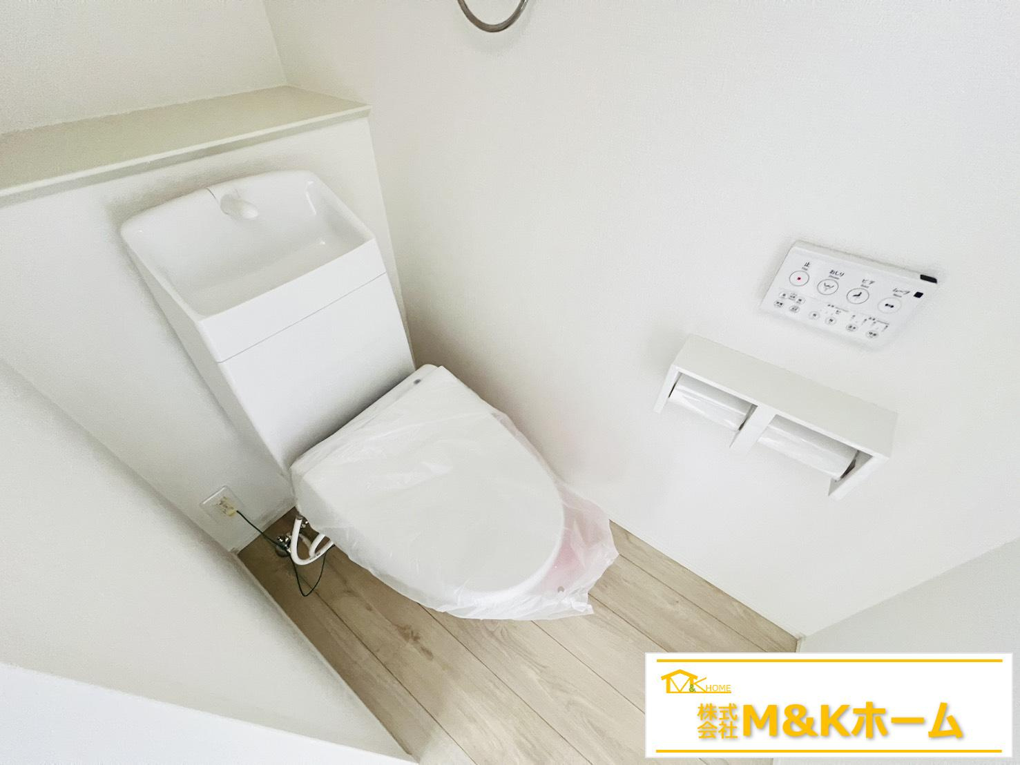 半田市瑞穂町7丁目　全4棟　3号棟のトイレ|トイレ　温水洗浄便座付き☆