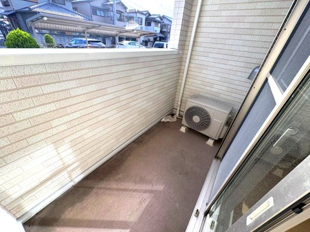 ソレアード・ニシキⅡのバルコニー