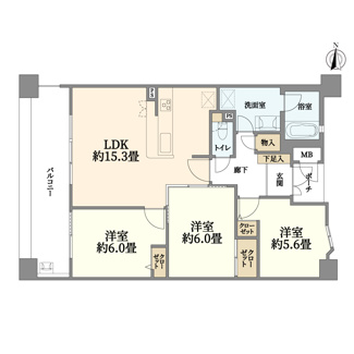 【間取り】 | サンメゾン西宮北口ヴァン・エレーブ