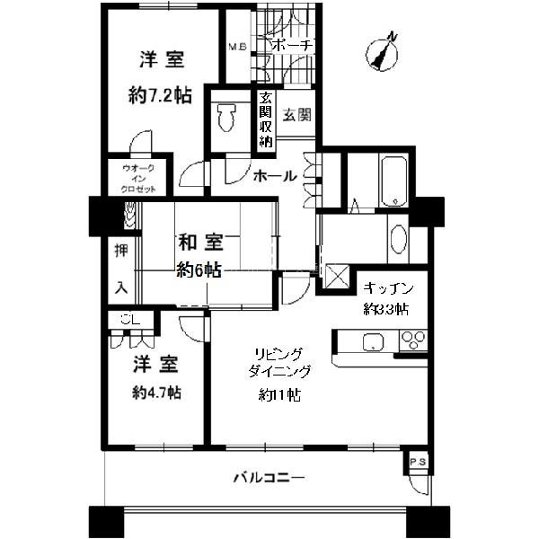 アスタプラザウエストの間取り