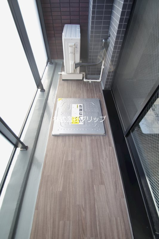 Le'a横濱サウスステージのバルコニー