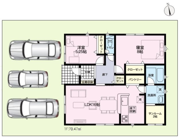 クレイドルガーデン七尾市矢田新町　第２