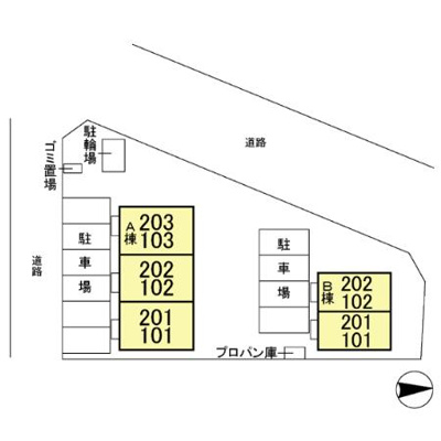 【区画図】 | アークグレイスⅡ