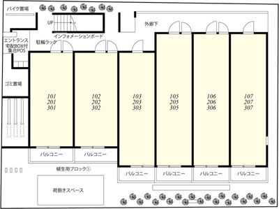 【区画図】 | （仮称）リブリ・和光市白子