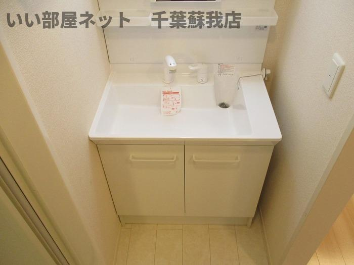 エバーハウスの洗面所|スペースが確保できる洗面所です