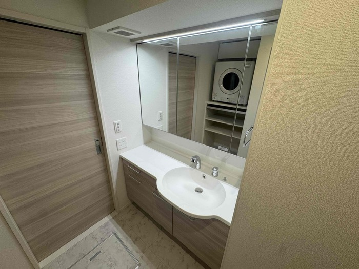 クラシスト泉町の洗面所