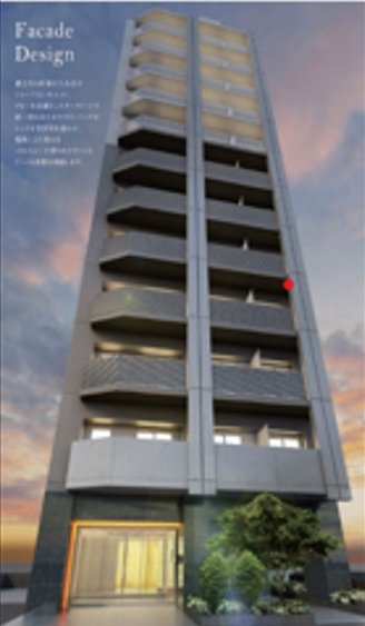 レアライズ浅草Ⅲの外観パース