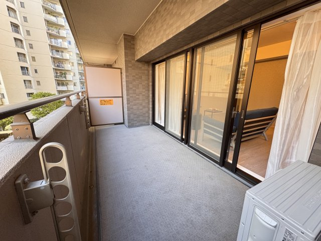 三田シティハウスのバルコニー