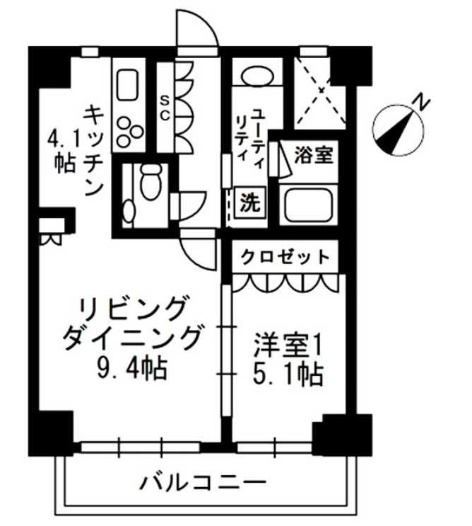 アーバンパーク代官山Ⅱ　ウォークインクローゼット　陽当たり良好　オートロックの間取り