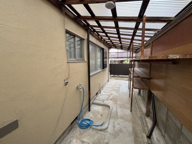 西ノ京戸建のバルコニー