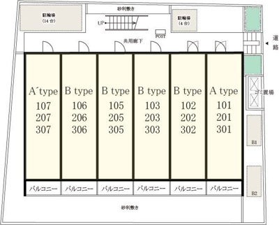 【区画図】 | リブリ・リッツハウス藤崎