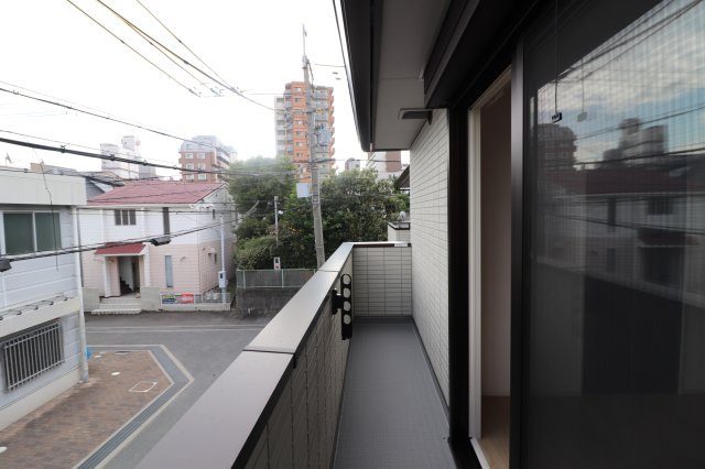 セジュール茨木駅前のバルコニー