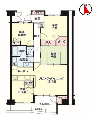 【間取り】 | ルネ・グランテラス | 現況と異なる場合は現況優先とさせていただきます