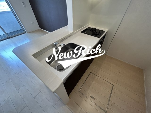 前橋市箱田町のアパートのキッチン