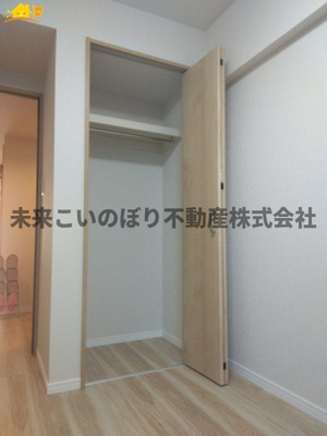 【収納】 | パークシティ白岡ウエストガーデン | 各居室には十分な収納スペースを確保。お部屋全体を広々と使うことができます。