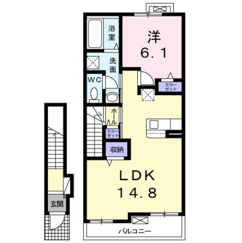 カルセドニーの間取り