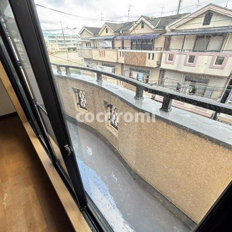 江端町戸建てのバルコニー
