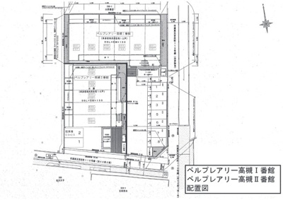 【区画図】 | ベル・プレアリー高槻Ⅰ番館
