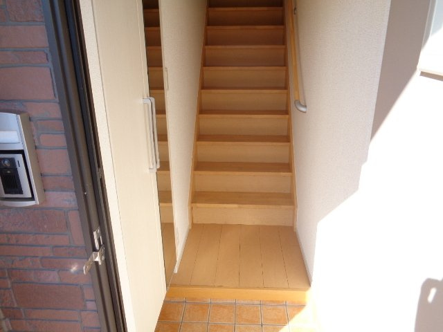 ハピネス岐南Ⅱの玄関