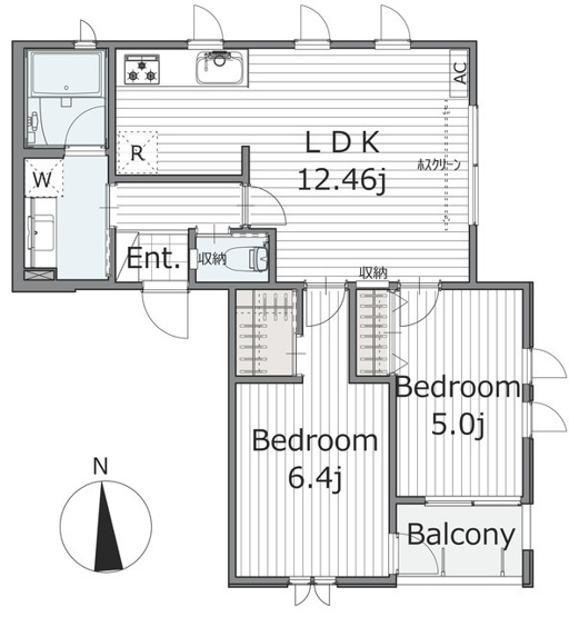 【間取り】 | アネーロⅡ