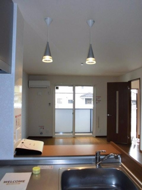 ラック ローズのその他|おしゃれなカウンター照明付です。