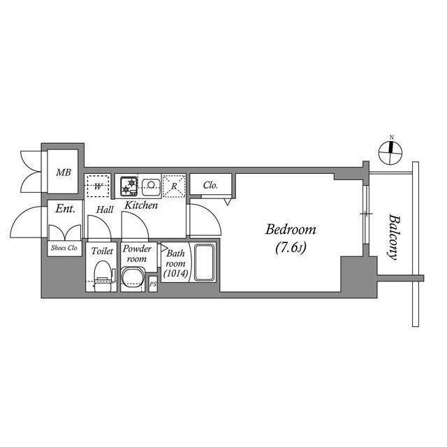 SHOKEN Residence 名古屋〈太閤通〉の間取り
