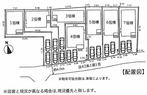 厚木市金田新築戸建て　4期3号棟の区画図|区画図「厚木市金田新築戸建て」