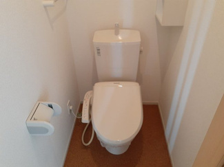 【トイレ】 | レジデンスヒルＮ　Ⅶ | 落ち着いた色調のトイレです