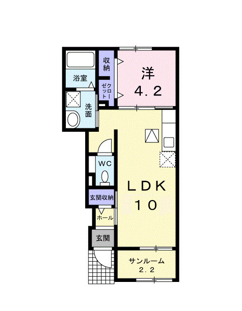 ネオ　ファースト　Ⅲの間取り