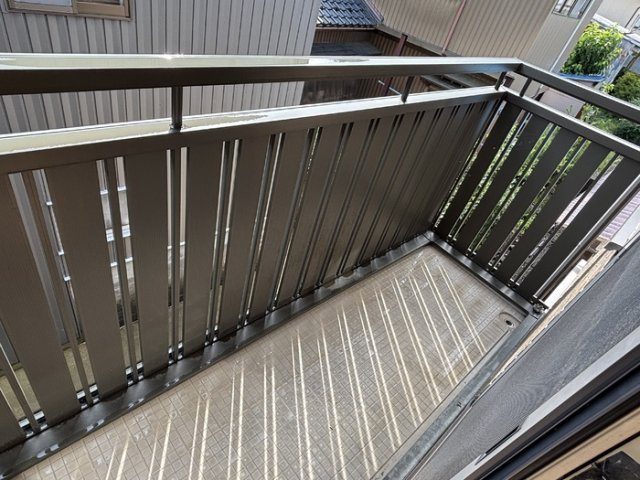 リバーサイドハイツのバルコニー