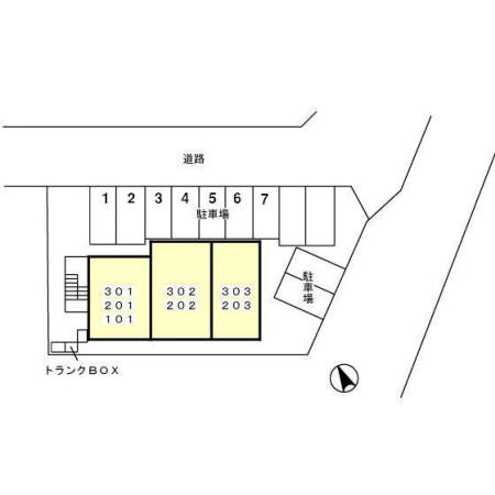 サンフラワーの区画図