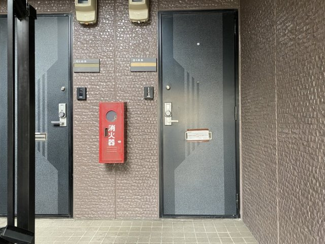 メゾンパークス　D棟の玄関