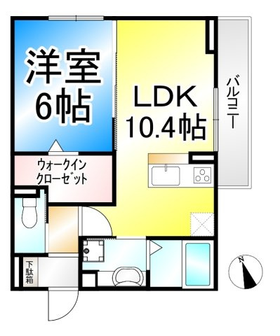 トリシア東口の間取り