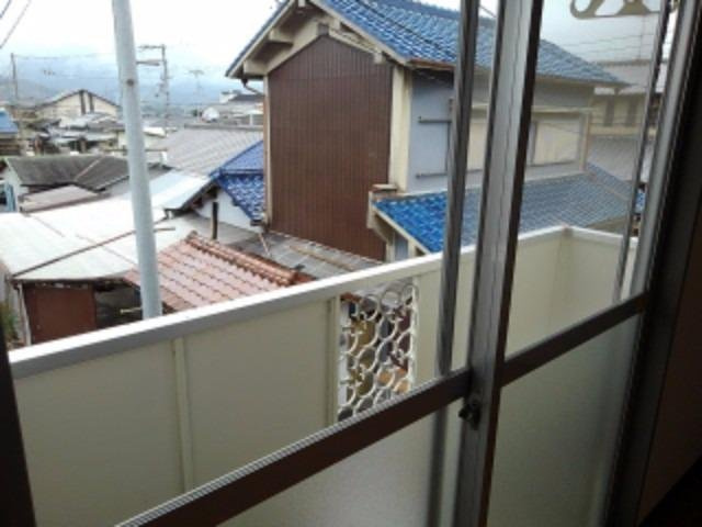 サンクレール・ヒラタＢのバルコニー