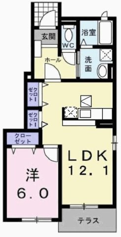 シンヴィオシスＢの間取り