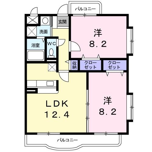 オーバールックヒル グレイスの間取り
