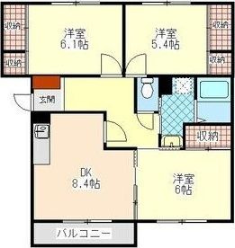 【間取り】 | ニューエルディム御幸