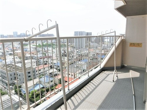 みゆきパークマンションＡ棟のバルコニー|南向きバルコニー　※2016年8月撮影