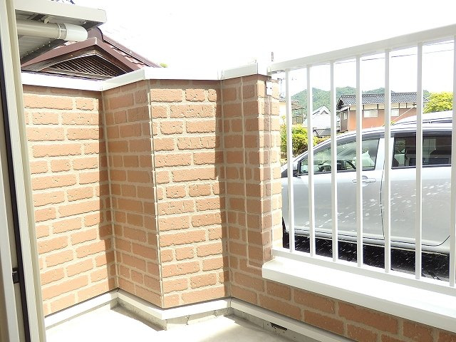 ベルベアーノⅡのバルコニー|落ち着いた時間を過ごせるバルコニーです