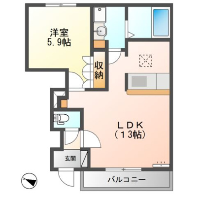 【外観】 | オレンジハイム水尻Ⅰ | 外観写真（昼）