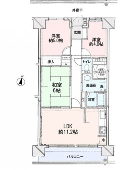 【間取り】 | グラン・コート東金　東金市道庭